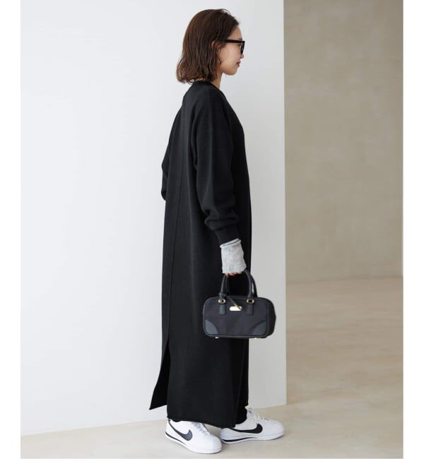 SLOBE IENA「《WEB限定/追加》ウォッシャブルスムース ニットワンピース」|ワンピース|