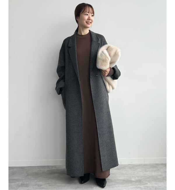 SLOBE IENA「《WEB限定/追加》ウォッシャブルスムース ニットワンピース」|ワンピース|