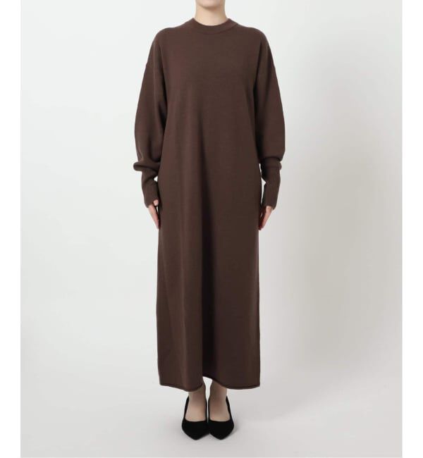 SLOBE IENA「《WEB限定/追加》ウォッシャブルスムース ニットワンピース」|ワンピース|