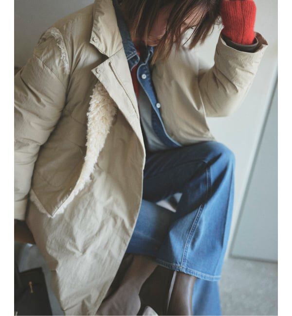 SLOBE IENA「《2枚セット/マルチWAY》s.oyamadaコラボダウンコート」|ダウン|