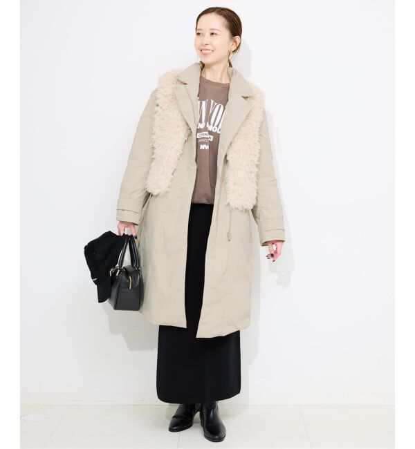 SLOBE IENA「《2枚セット/マルチWAY》s.oyamadaコラボダウンコート」|ダウン|