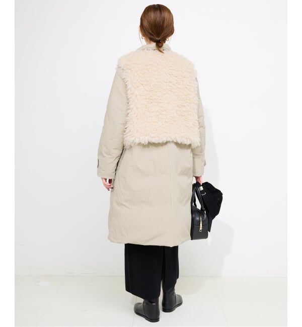 SLOBE IENA「《2枚セット/マルチWAY》s.oyamadaコラボダウンコート」|ダウン|