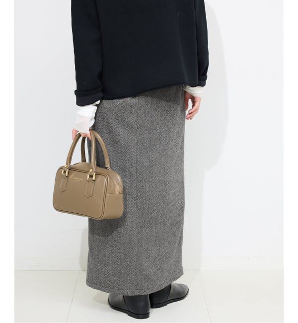 SLOBE IENA「ツイードリラックスIラインスカート」|スカート|