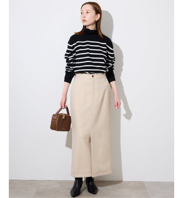 SLOBE IENA「ツイードリラックスIラインスカート」|スカート|