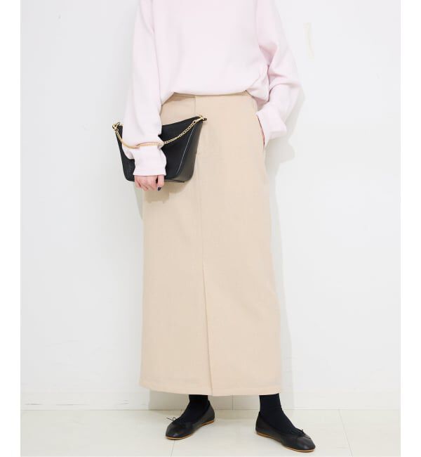SLOBE IENA「ツイードリラックスIラインスカート」|スカート|