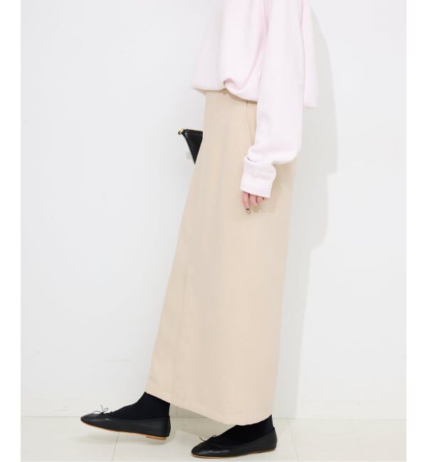 SLOBE IENA「ツイードリラックスIラインスカート」|スカート|
