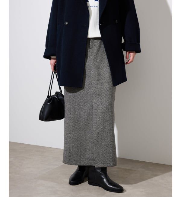 SLOBE IENA「ツイードリラックスIラインスカート」|スカート|