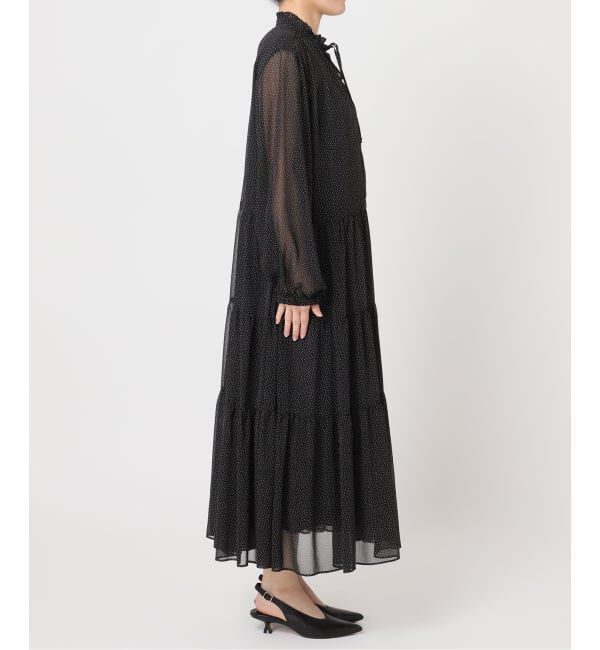 SLOBE IENA「【Jeu de Coeurs & Pois】ドットハートワンピース」|ワンピース|