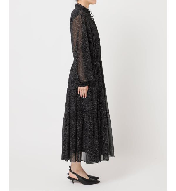 SLOBE IENA「【Jeu de Coeurs & Pois】ドットハートワンピース」|ワンピース|