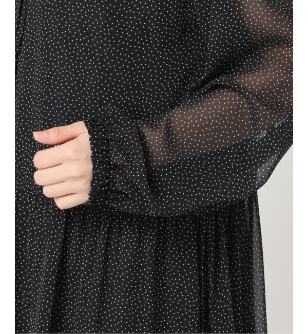 SLOBE IENA「【Jeu de Coeurs & Pois】ドットハートワンピース」|ワンピース|