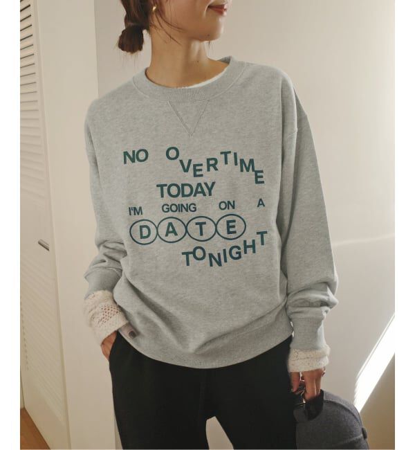 SLOBE IENA「RUSSELL&times;LOUNA ロゴスウェット」|スウェット・ジャージ|