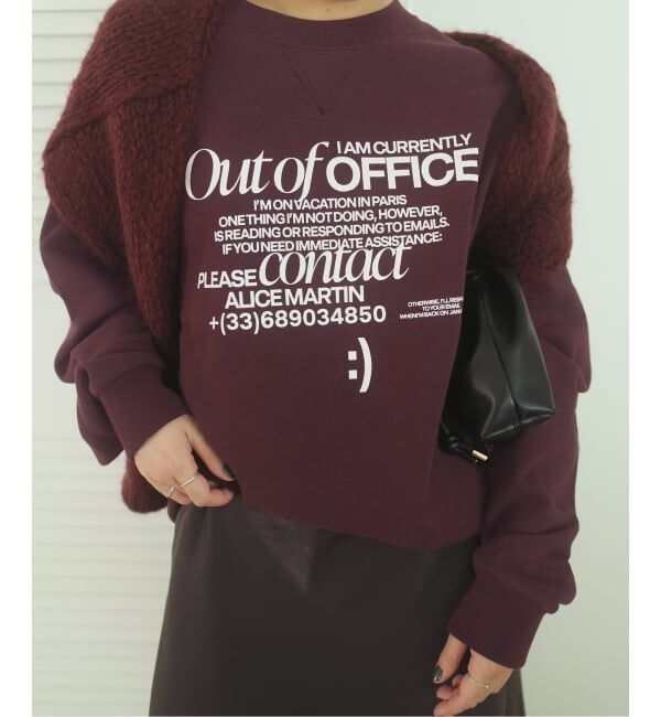 SLOBE IENA「RUSSELL&times;LOUNA ロゴスウェット」|スウェット・ジャージ|