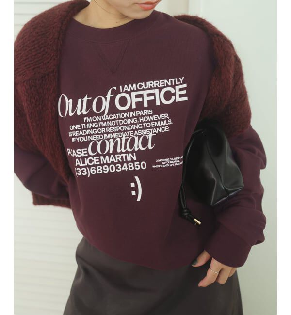 SLOBE IENA「RUSSELL&times;LOUNA ロゴスウェット」|スウェット・ジャージ|