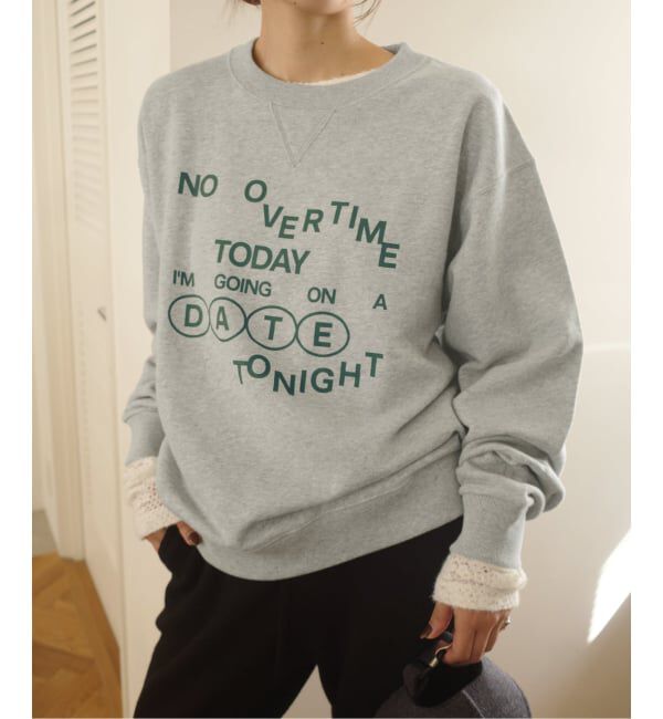 SLOBE IENA「RUSSELL&times;LOUNA ロゴスウェット」|スウェット・ジャージ|