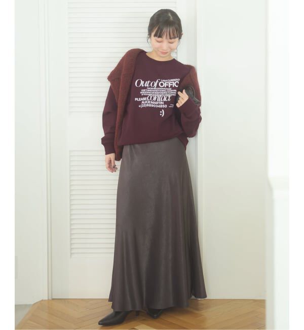 SLOBE IENA「RUSSELL&times;LOUNA ロゴスウェット」|スウェット・ジャージ|