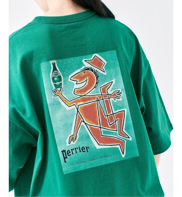 417 EDIFICE「SAVIGNAC サヴィニャック別注 French Company プリントTシャツ 1」|Tシャツ・カットソー|グリーン