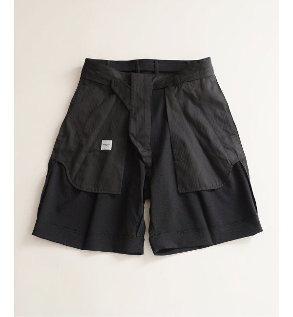 EDIFICE「シャンタン ベルテッド 2プリーツ ショーツ」|その他|