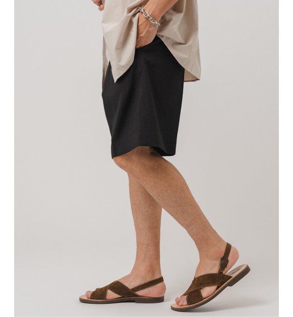 EDIFICE「シャンタン ベルテッド 2プリーツ ショーツ」|その他|