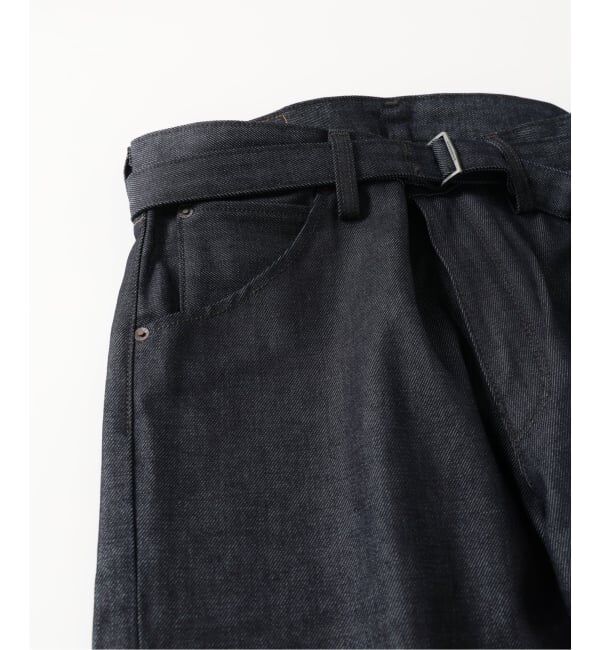 EDIFICE「LEVI&rsquo;S(R)/リーバイス(R) 別注 TWISTED BELTED デニムパンツ (L30)」|デニム|