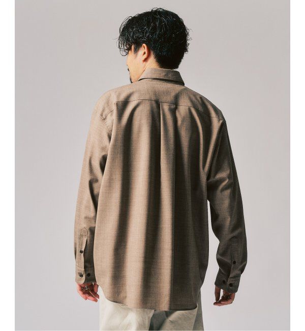 417 EDIFICE「LE JAPON Akita レギュラーウールシャツ」|シャツ・ブラウス|