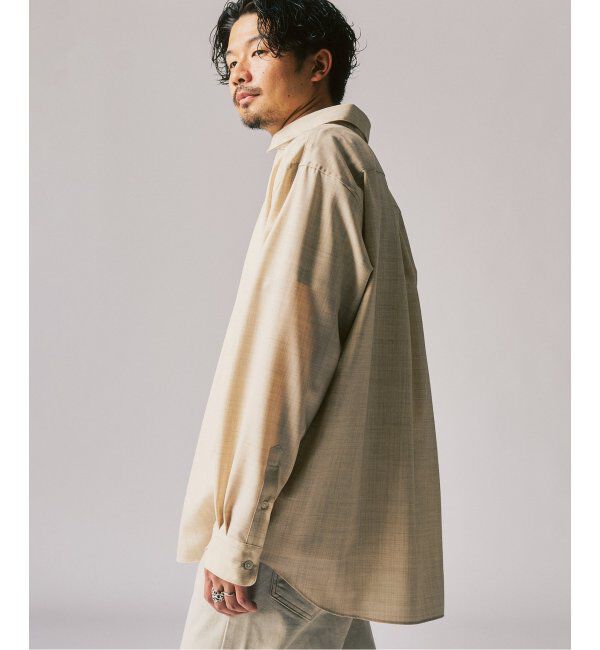417 EDIFICE「LE JAPON Akita レギュラーウールシャツ」|シャツ・ブラウス|