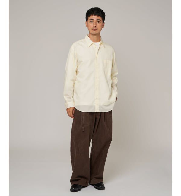 EDIFICE「Japan made 200/2 ポプリン シャツ」|シャツ・ブラウス|