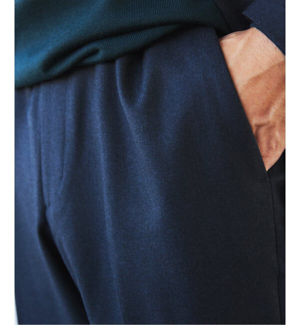 EDIFICE「SUPER 120&rsquo;s ウールサキソニー テーパードパンツ【セットアップ着用可能】」|スラックス|