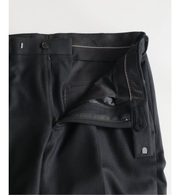 EDIFICE「SUPER 120&rsquo;s ウールサキソニー テーパードパンツ【セットアップ着用可能】」|スラックス|