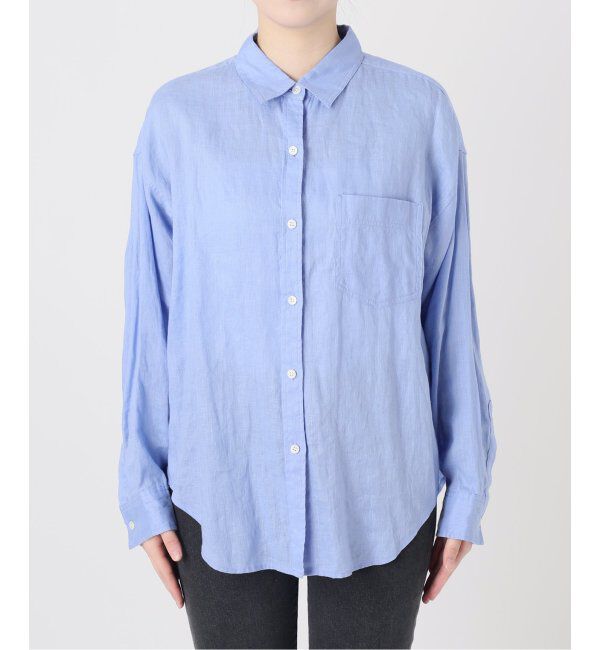 JOURNAL STANDARD relume「《追加2》手洗い可 / カラーリネンオーバーサイズシャツ」|シャツ・ブラウス|