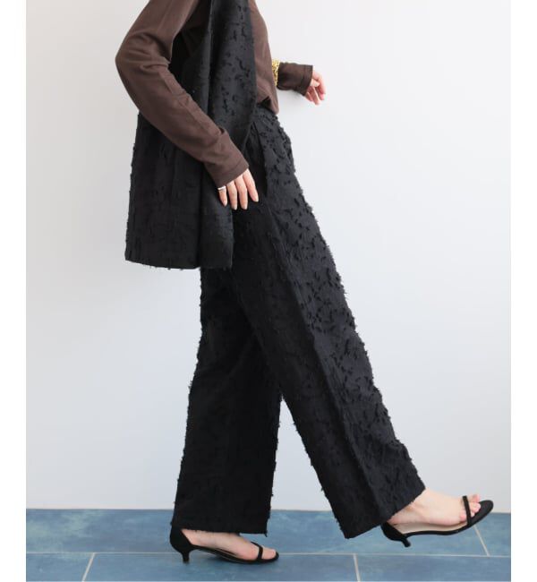 JOURNAL STANDARD relume「カットジャガードパンツ」|その他|ブラック