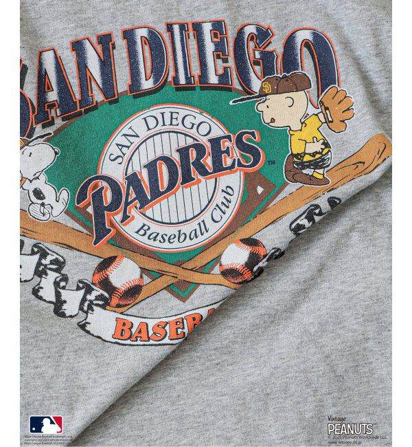 JOURNAL STANDARD relume「PEANUTS 別注 MLB ベースボール プリントTシャツ」|Tシャツ・カットソー|