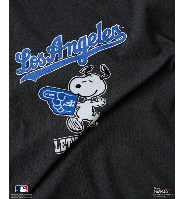 JOURNAL STANDARD relume「PEANUTS 別注 MLB ベースボール プリントTシャツ」|Tシャツ・カットソー|