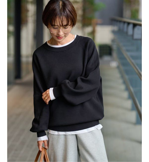 JOURNAL STANDARD relume「《WEB限定追加》スウェットライクベーシックニット」|ニット・セーター|