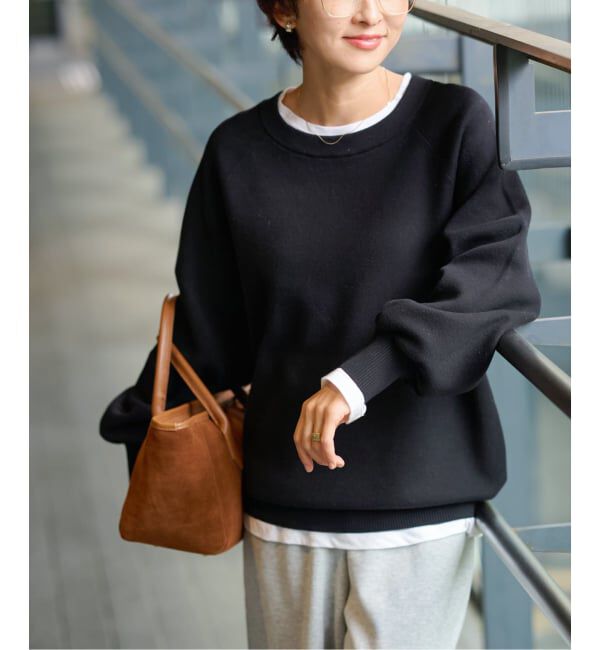 JOURNAL STANDARD relume「《WEB限定追加》スウェットライクベーシックニット」|ニット・セーター|