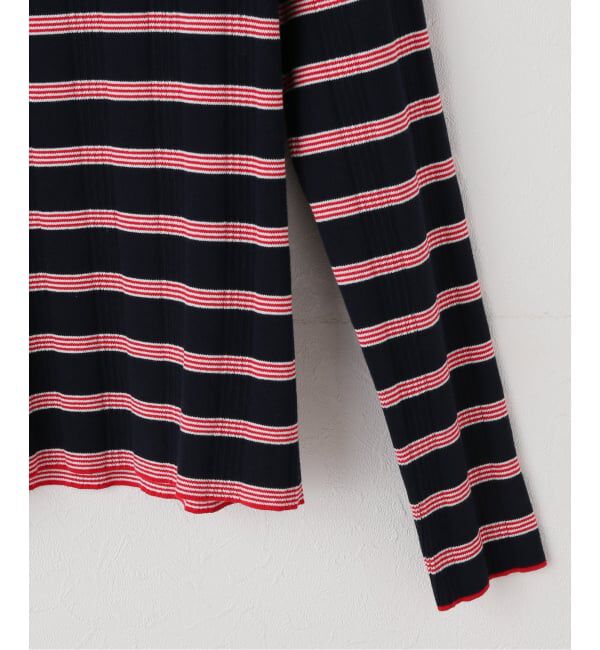 JOURNAL STANDARD relume「ハリヌキボーダークルーネックプルオーバー」|ニット・セーター|