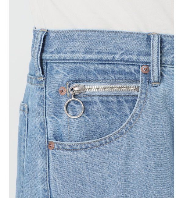U by SPICK&SPAN「フローストルーズバレルレッグデニム」|デニム|