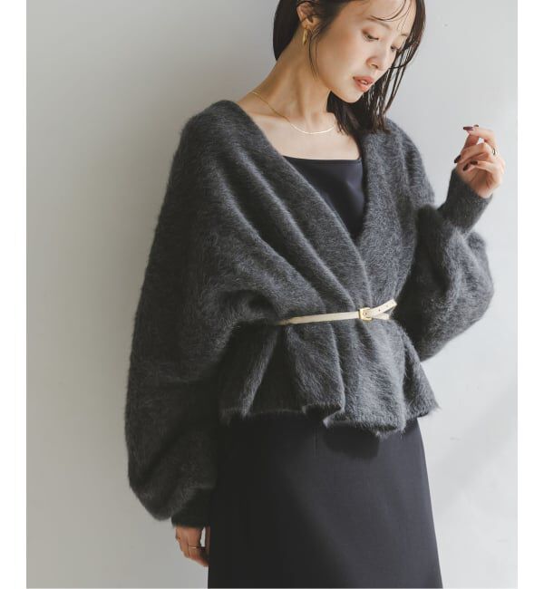 NOBLE「FOX/Caファーニットカーディガン」|カーディガン|