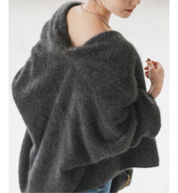 NOBLE「FOX/Caファーニットカーディガン」|カーディガン|