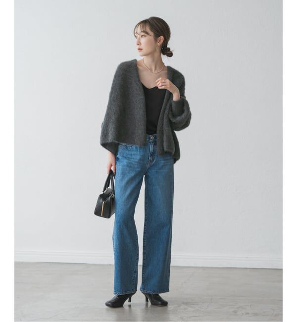 NOBLE「FOX/Caファーニットカーディガン」|カーディガン|