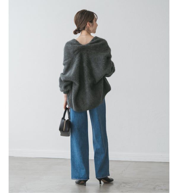 NOBLE「FOX/Caファーニットカーディガン」|カーディガン|