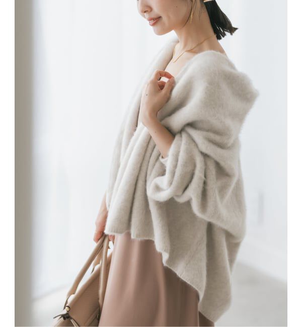 NOBLE「FOX/Caファーニットカーディガン」|カーディガン|