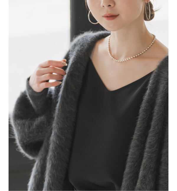 NOBLE「FOX/Caファーニットカーディガン」|カーディガン|