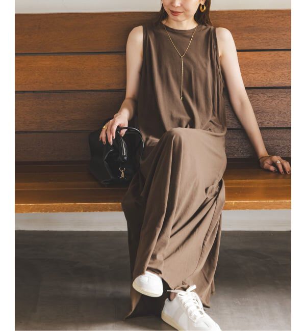 NOBLE「《NOBLE別注》GREYCHORD/グレーコード ノースリーブワンピース」|ワンピース|