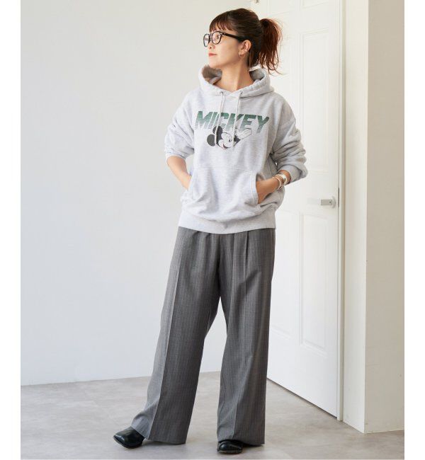 Spick and Span「《追加2》トロストレッチイージーパンツ」|スラックス|