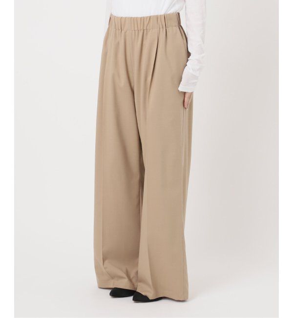 Spick and Span「《追加2》トロストレッチイージーパンツ」|スラックス|