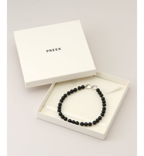 FRAMeWORK「PREEK/プリーク howraw round stone nl onyx ネックレス」|ネックレス|