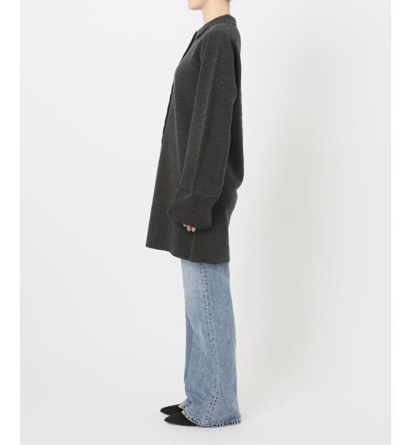 Spick and Span「ポロシャツチュニックニットワンピ」|ワンピース|