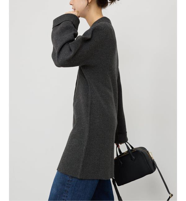 Spick and Span「ポロシャツチュニックニットワンピ」|ワンピース|