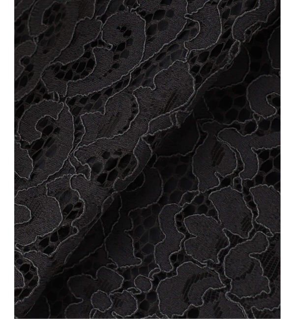 NOBLE「《追加 / WEB+一部店舗限定》リバーレースIラインスカート」|スカート|