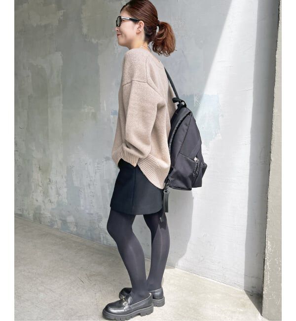 Spick and Span「《追加》メルトンAラインミニスカート」|スカート|